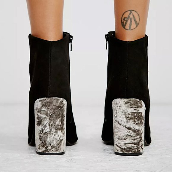 FREE PEOPLE Booties Intricate Short Zipper Shoes    poshmark.com/closet/kreed324 - Picture 5 of 14